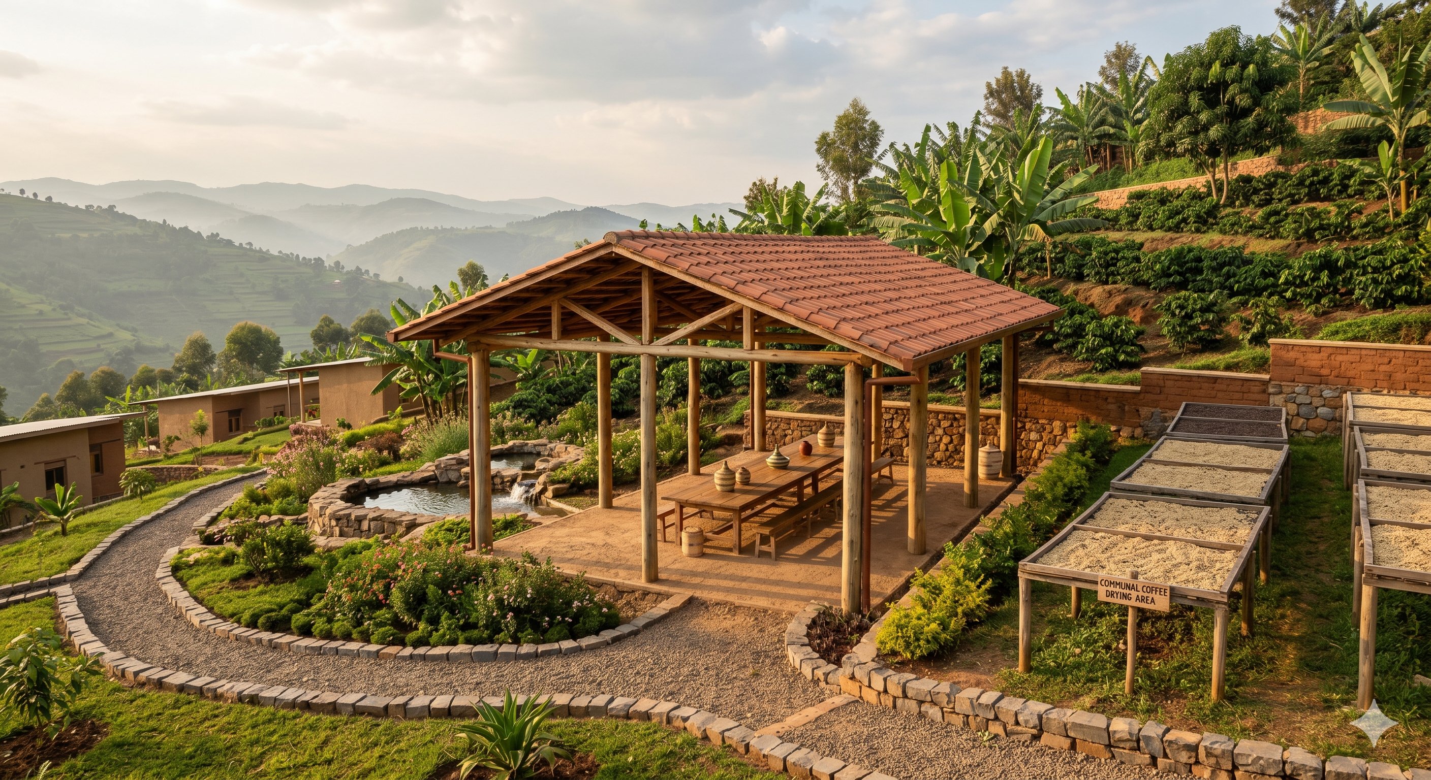 Terra Privée Ruanda Terrasse